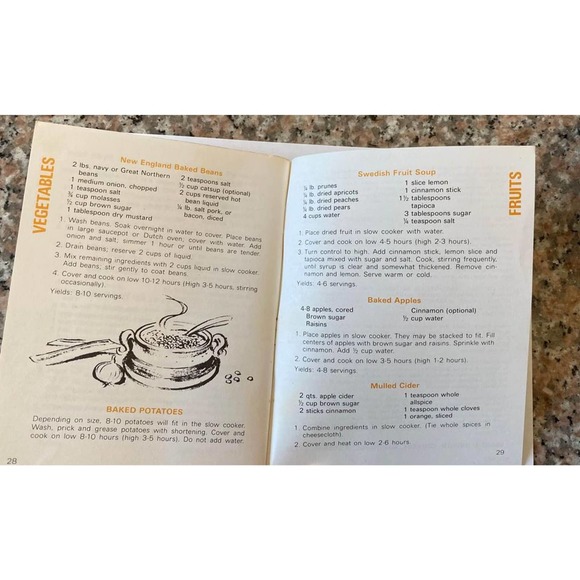 MIRRO-MATIC Electric Slow Cooker Directions And Recipe MANUAL Book - Picture 9 of 10